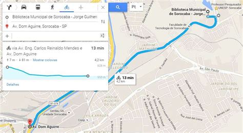 Google Maps Passa A Mostrar Rotas De Bicicleta Em Sorocaba 23 06 15