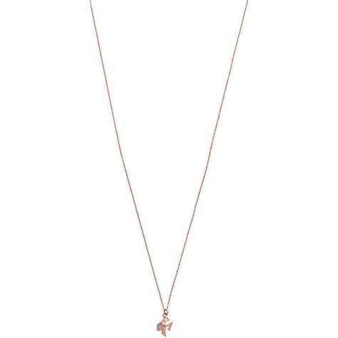 Armani Sentimental Woman Necklace Rose Gold Sunlab Malta