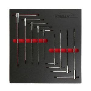 9 Pc Torx Star T Handle Hex Allen Key Wrench Set W Speed Sleeves Fast