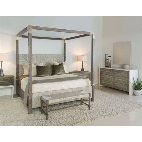 1 Bernhardt Interiors Palma Canopy Bed California King King