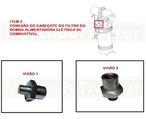 Conexão Cabeçote Bba Comb Aplicação Cat 416e Preço Unitário