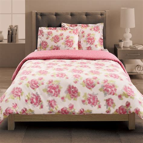 New Pink White Floral 3 Piece Twin Xl Comforter Duvet Set 90 New