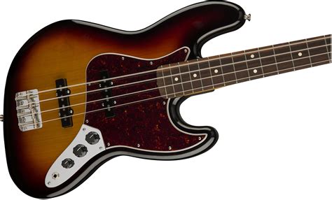 Bajo eléctrico de cuerpo sólido Fender 60s Jazz Bass MEX PF 3