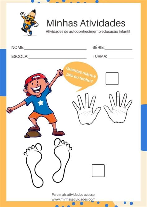 Atividades De Autoconhecimento Educa O Infantil