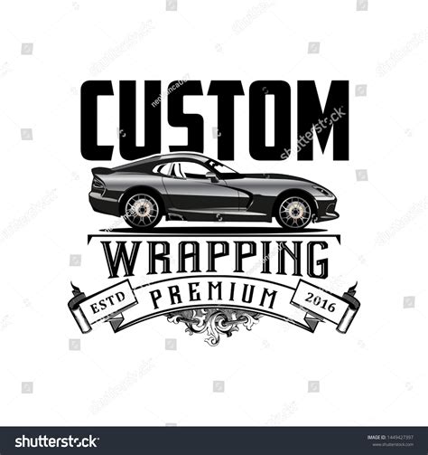 Custom Wrapping Logo Vector Stock Vector (Royalty Free) 1449427397 ...