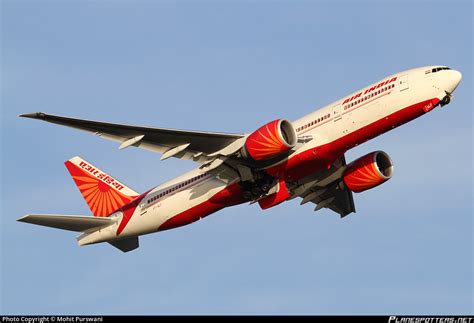 Vt Alf Air India Boeing Lr Photo By Mohit Purswani Id