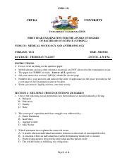 Nurs Pdf Nurs Chuka University University Examinations First