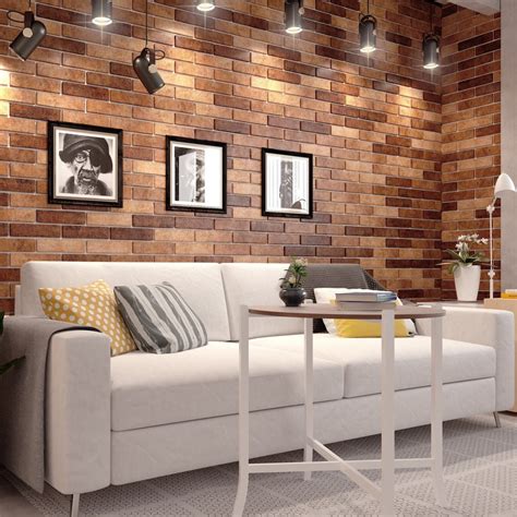 Внутренняя отделка стен под кирпич: Варианты отделки стен под кирпич ...