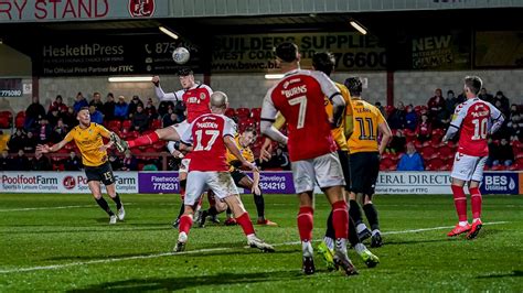 Match Preview Fleetwood Town V Tranmere Rovers Fleetwood Town Fc