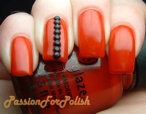 PassionForPolish: Red and Black Nails