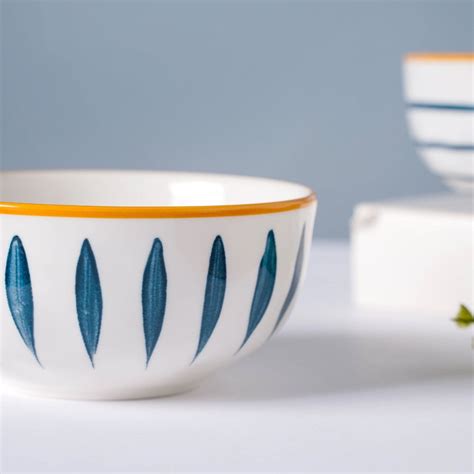 Teardrop Ceramic Soup Bowl Nitori 250ml