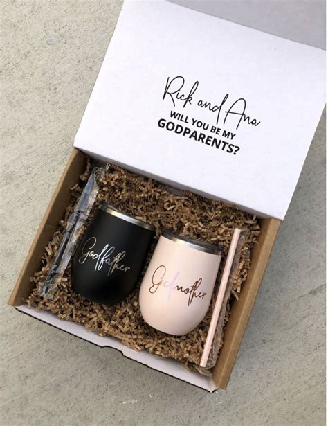 Personalized Godparent Proposal Gift Box Will You Be My Godparents