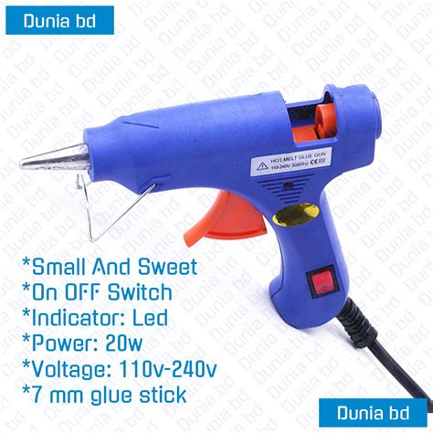 20W Small Hot Glue Gun High Temperature Heater Melt Dunia BD