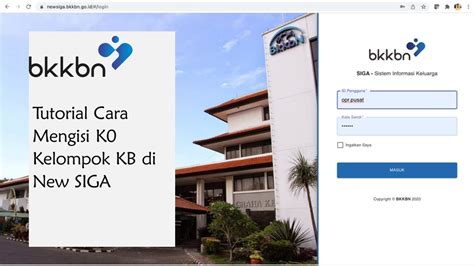 Tutorial Cara Mengisi K Kelompok Kb Di New Siga Youtube