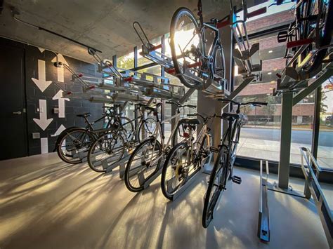 Dero Decker 2 Tier Bicycle Parking With Pull Down Trays