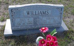 Paul Richard Williams M Morial Find A Grave