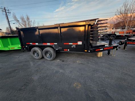 Maxxd X Djx With Sides Dump Trailer Wasatch Trailer Sales