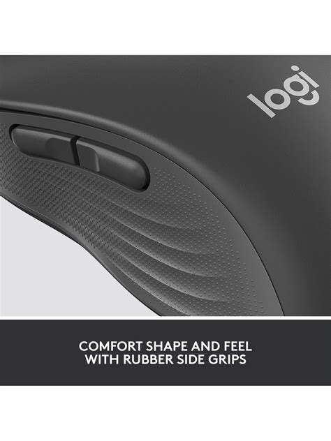 Logitech Signature M650 Bluetooth Wireless Mouse, Graphite