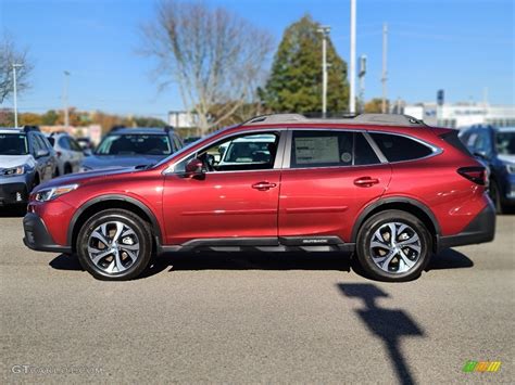 2021 Crimson Red Pearl Subaru Outback 2 5i Limited 140122535 Photo 3