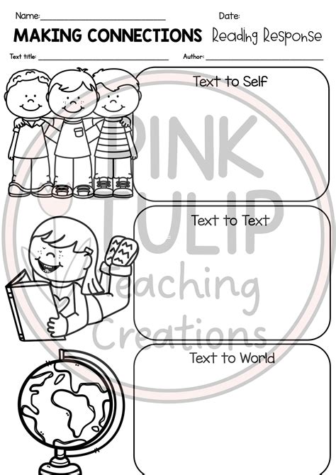 Making Connections (connecting) - Reading Worksheet Pack - Etsy