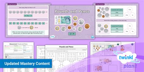 👉 Y4 Estimate Compare And Calculate Money Planit Maths Lesson 1