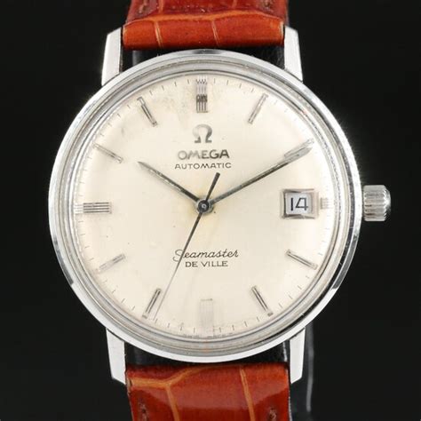 Omega Seamaster Deville Automatic Stainless Steel Wristwatch In