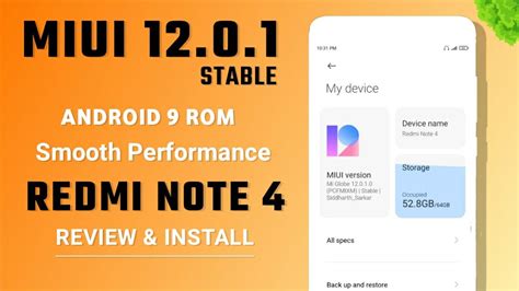 Stable MIUI 12 0 1 Rom For Redmi Note 4 Mido Smooth Performance