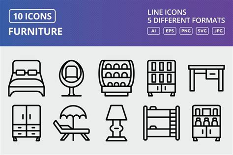 Vector Furniture Icon Set (2161517)