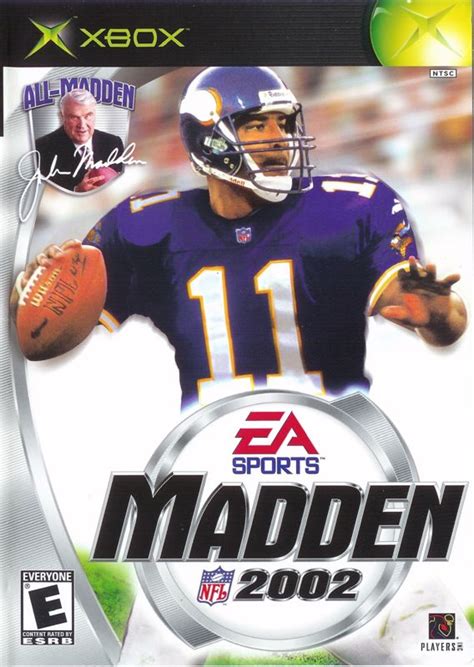 Madden NFL 2002 (2001) Xbox box cover art - MobyGames