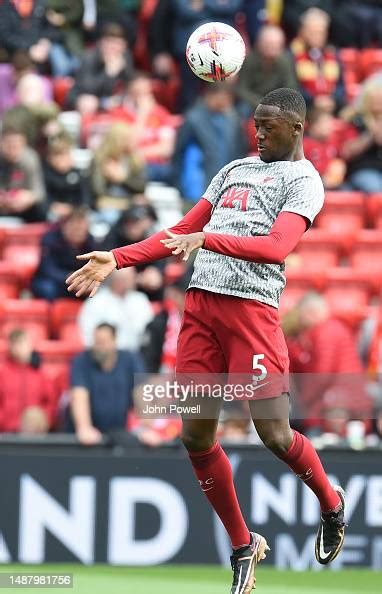 Ibrahima Konate Of Liverpool Before The Premier League Match News