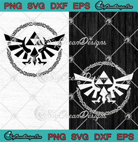 The Legend Of Zelda Triforce Svg Zelda Hyrule Crest Svg Tears Of