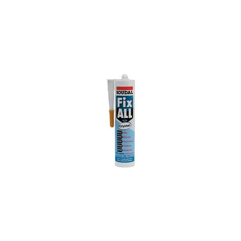 Uszczelniacz Hybrydowy HYBRYDOWY FIX ALL 290 Ml CRYSTAL SOUDAL Kleje