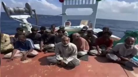 Rescued Pakistani Iranian Sailors Chant Indian Navy Zindabad Narrate