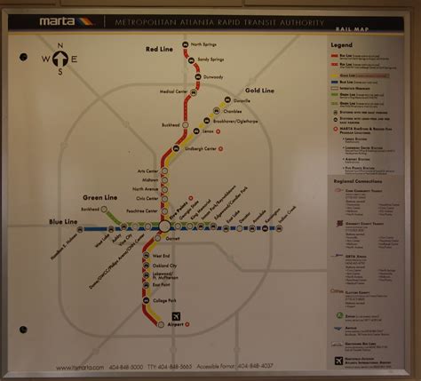 Marta Rail Map