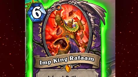 Rafaaaaam Has Been Revealed New Imp Warlock Deck Hearthstone Castle