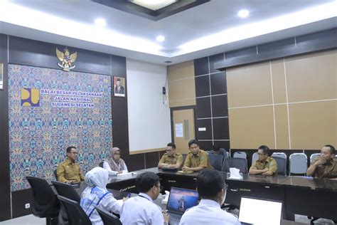 Penjabat Bupati Takalar Kunjungi Balai Besar Pelaksanaan Jalan Nasional