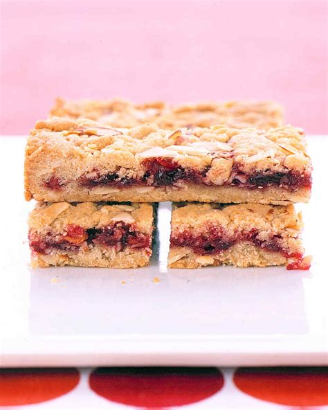 Almond Fruit Bars Recipe Martha Stewart