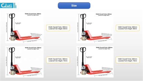 Manual Lift Forklift Jack Trans Pallet Trolley 3 Ton Stainless Steel ...