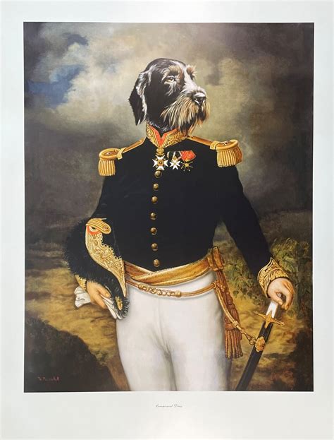 Thierry Poncelet Exhibition Poster Ceremonial Dress Dog Portrait Museum