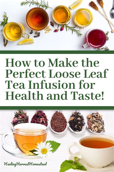 How To Make An Herbal Tea Infusion With Loose Leaf Tea Loose Leaf