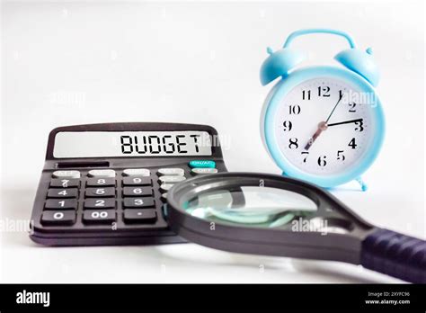 budget calculation  res stock photography  images alamy
