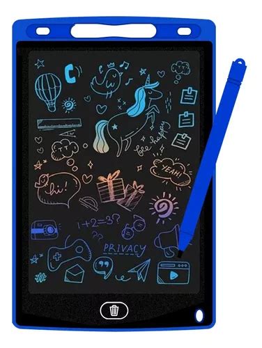 Pizarra Infantil Magica Tablet Dibujo Lcd 10 Pulgadas Niños Color Azul