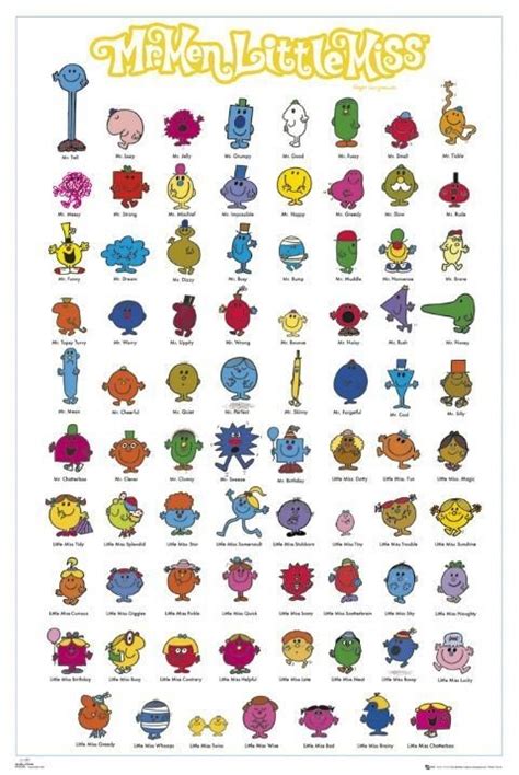 Mr Men And Little Miss Compilation Poster Sold At Europosters