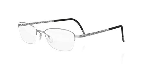 Silhouette Illusion 4453 6050 Eyeglasses In Silver Smartbuyglasses Usa