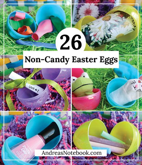 26 Non Candy Easter Egg Fillers