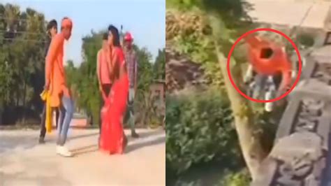 रीलबाजी के चक्कर में बंदे के साथ हो गया हादसा Video देख लोगों ने दिया