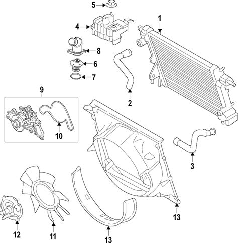 Ford F 250 Super Duty Engine Coolant Overflow Hose Lower Lc3z8286b Lakeland Ford Online