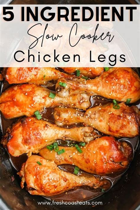 Chicken Leg Slow Cooker Crockpot Chicken Leg Recipes Chicken Drumsticks Slow Cooker Easy