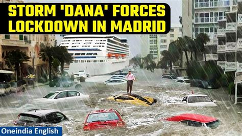 Spain Flash Flood Heavy Storm DANA Brings One News Page VIDEO