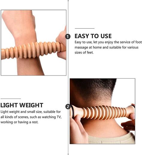 Wuzhou Foot Massaging Roller Wooden Massager Stick Wrists And Forearms